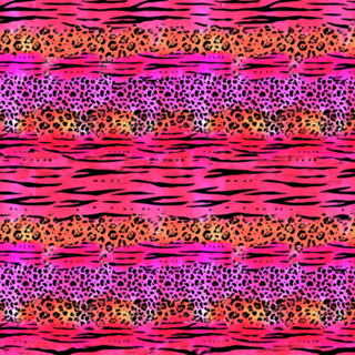 Aquarela animal print cor de rosa