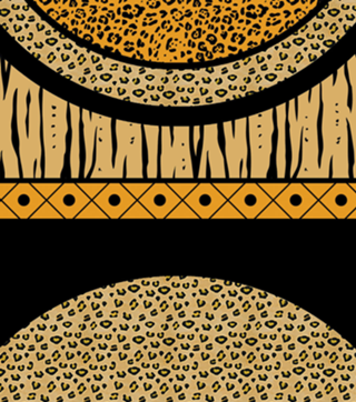 Africa animal print amarelo