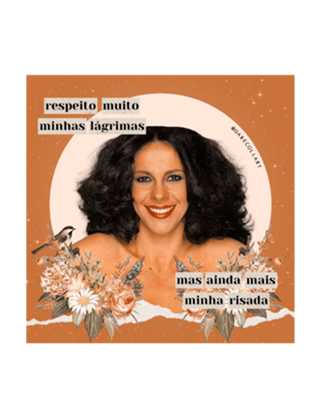 Colagem Gal Costa - vaca profana