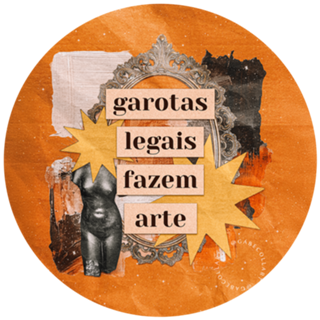 Colagem garotas legais fazem arte