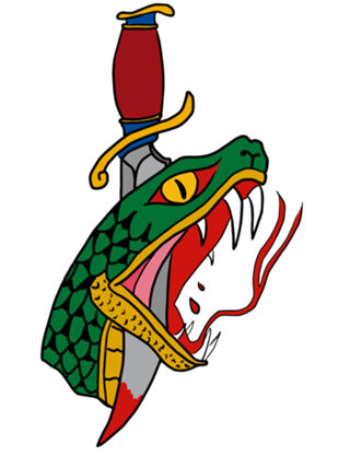 Serpente com adaga - Old School