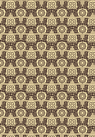 Pixel Art Floral Damasco