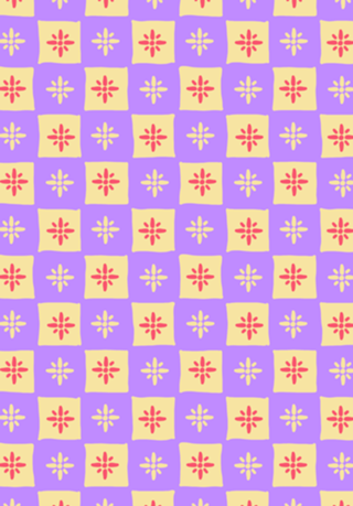Padrão Rosa dos Ventos Violeta