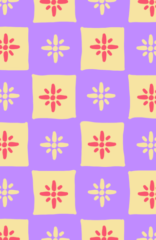 Padrão Rosa dos Ventos Violeta