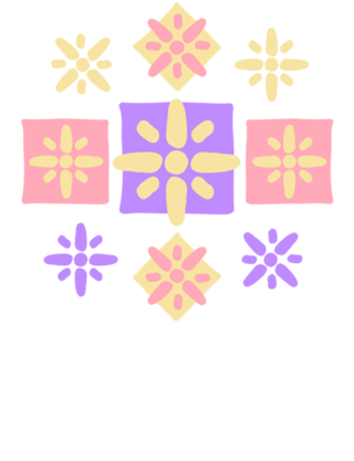 Padrão Rosa dos Ventos Violeta