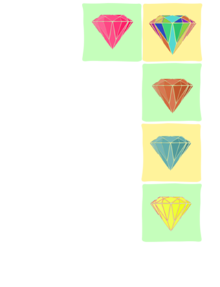 Estampa Diamantes