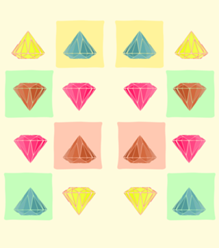 Estampa Diamantes