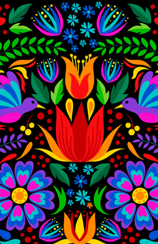 Colourful Mexican Background