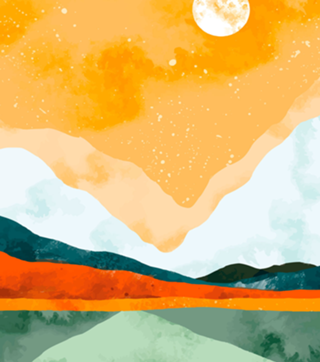Paisagem Aquarela