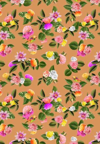 Frida Floral (Orange)