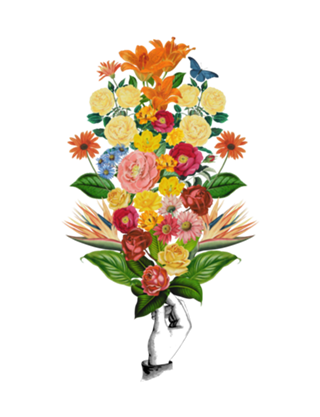 Botanical Blue Bouquet