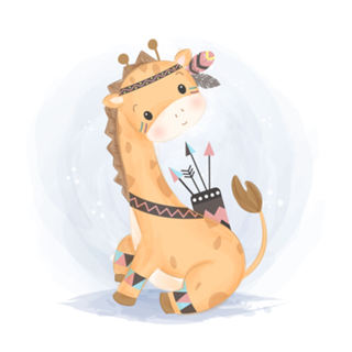 Girafa Índia