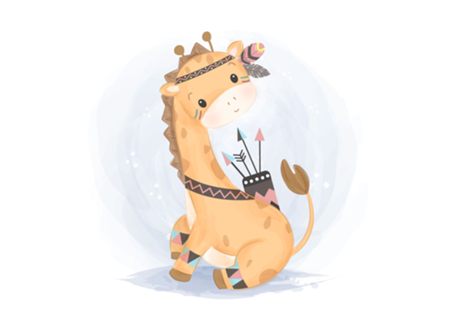 Girafa Índia