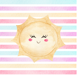 Raio de sol sorridente