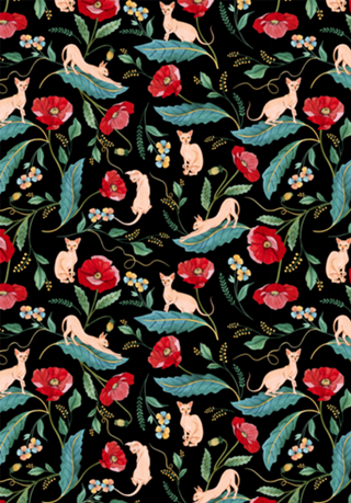 Ramona Poppy Black