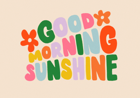 Good morning sunshine arco íris