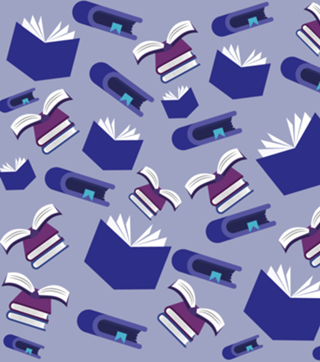 Livros voando