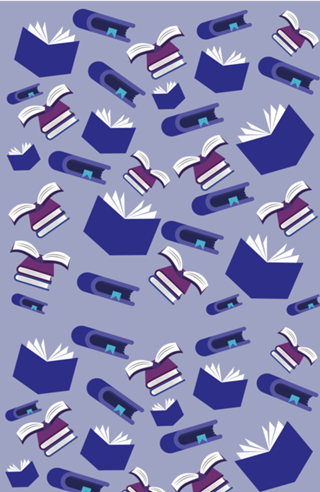 Livros voando