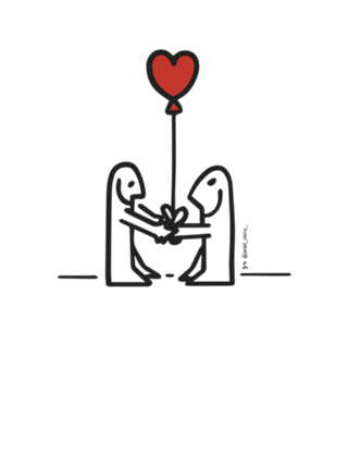 O amor está no ar