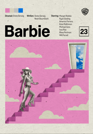Barbie poster minimalista