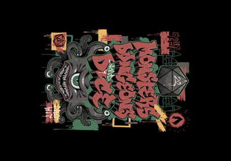 RPG Graffiti - Dungeons, Monsters and Dice