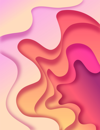 Abstrato cores quentes