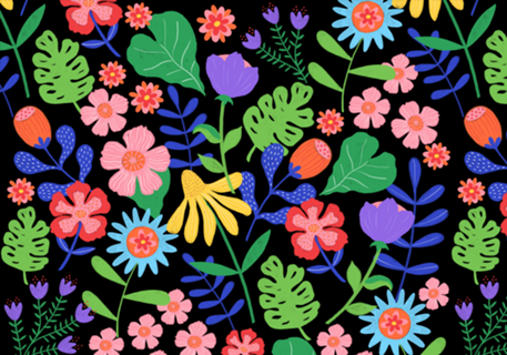 Folk floral