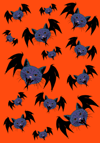 Cat snake bat - purple