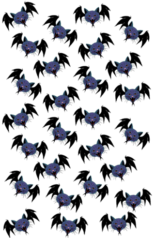 Cat snake bat - purple