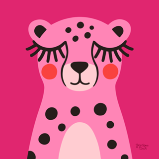 Cheetah Smile Rosa