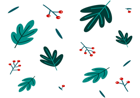 Berries and Christmas Tree