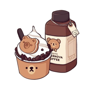 Cafe gelado com sorvete