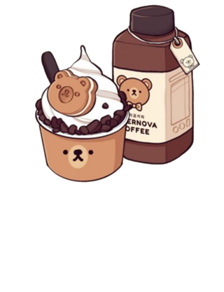 Cafe gelado com sorvete