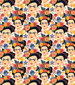 Estampa Frida Kahlo