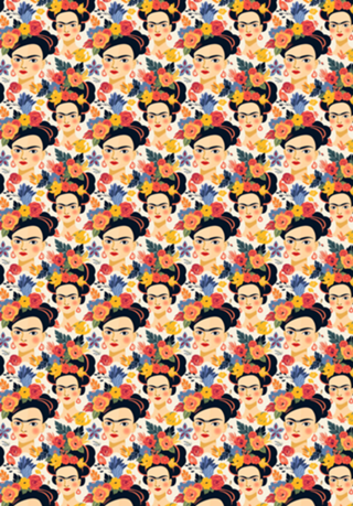 Estampa Frida Kahlo