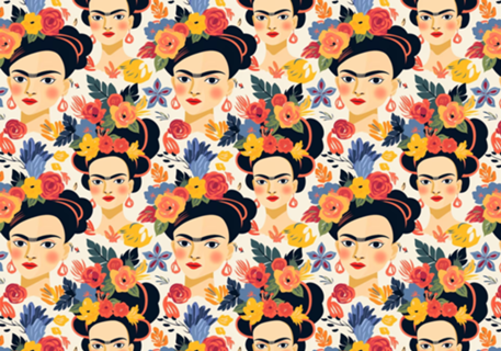 Estampa Frida Kahlo
