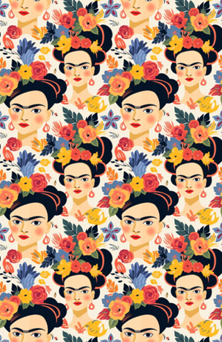 Estampa Frida Kahlo