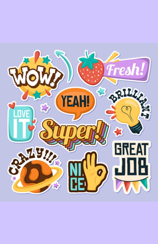 Wow Stickers!