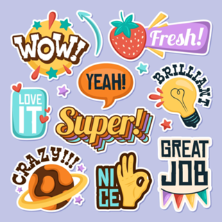 Wow Stickers!