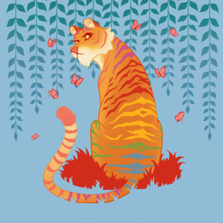Tigre arco-íris
