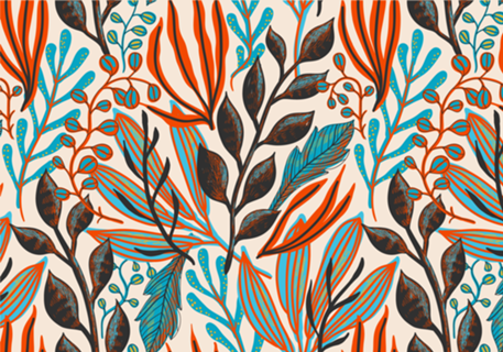 Folhas coloridas