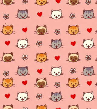 Estampa gatinhos fofinhos