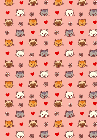 Estampa gatinhos fofinhos
