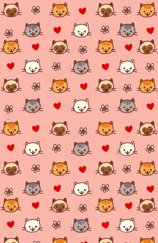 Estampa gatinhos fofinhos