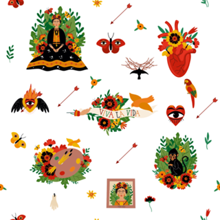 Estampa Frida