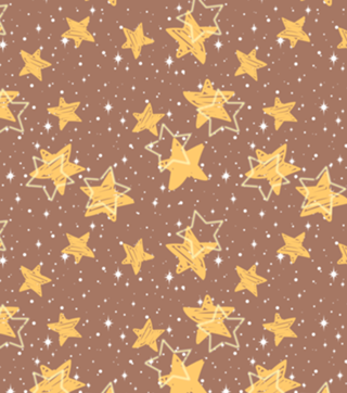 Estrelas em fundo moucha mousse