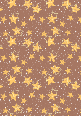 Estrelas em fundo moucha mousse