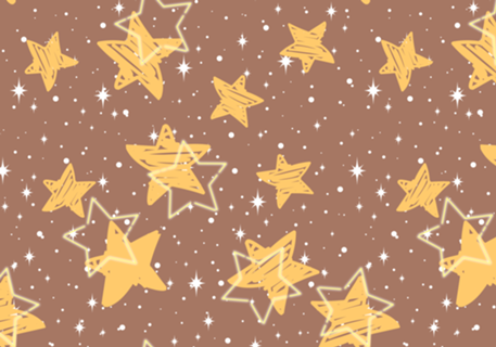 Estrelas em fundo moucha mousse