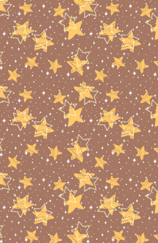 Estrelas em fundo moucha mousse