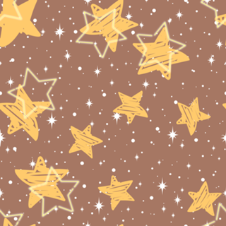 Estrelas em fundo moucha mousse